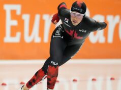 Maltais retorna ao pódio na largada em massa para concluir a última Copa do Mundo de patinação de velocidade da temporada