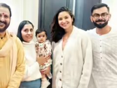 Virat Kohli e Anushka Sharma realizam puja em casa em Londres