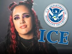 A filha do Rock diz F *** Donald Trump e ICE com ‘Full Chest’