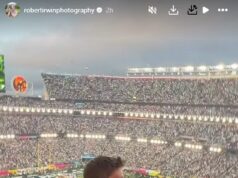 Robert Irwin rotulou um ‘garoto branco aleatório’ por um fã do Tremendous Bowl enquanto dançava junto com Dangerous Bunny durante o present do intervalo