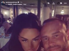 Katie Worth e Lee Andrews aproveitam uma noite de lua de mel em Dubai enquanto ela está ‘preparada para se mudar’, apesar das ‘preocupações de sua família de que ele a esteja enganando’