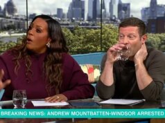 Alison Hammond enfrenta críticas após comentário sobre a prisão de Andrew Mountbatten-Windsor