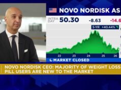 As ações da Novo Nordisk caem 18% enquanto o CEO avisa que vai piorar antes de melhorar