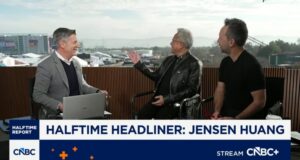 Nvidia sobe 7% enquanto Jensen Huang diz que o aumento de investimentos de US$ 660 bilhões é sustentável