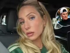 Alix Earle e Tom Brady vistos na festa do Tremendous Bowl