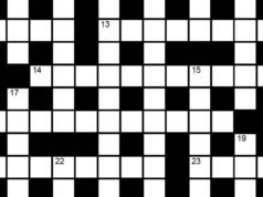 As palavras cruzadas do domingo hindu no. 43