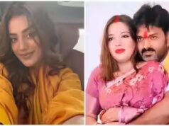 Akshara Singh apóia a esposa de Pawan Singh, Jyoti, na batalha pela pensão alimentícia