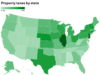 Veja onde os proprietários pagam os impostos sobre a propriedade mais altos por condado e estado