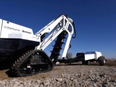 Interlune investiga o desenvolvimento de uma escavadeira para hélio-3 e projetos de construção na lua