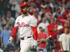 Bryce Harper de Phillies fica perplexo com a crítica da temporada de Dave Dombrowski