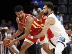 Hawks convertem F Caleb Houstan para contrato padrão