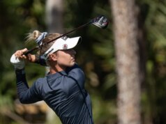 Nelly Korda lidera o Torneio dos Campeões; jogo suspenso por ventos fortes