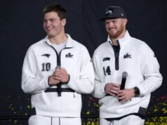 Drake Maye, do Patriots, declara arremessar o ombro ‘muito bem’