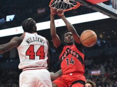 Raptors dominam escalação esgotada do Bulls