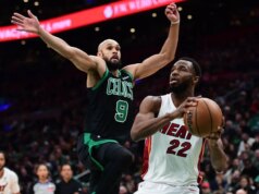 Celtics supera início lento para vencer Warmth e estende sequência de vitórias para 5