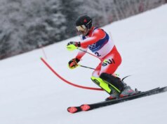 Loic Meillard conquista o primeiro ouro no slalom masculino da Suíça desde 1948