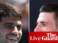 Carlos Alcaraz x Novak Djokovic: ultimate de simples masculino do Aberto da Austrália de 2026 – ao vivo