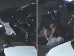 Mulher provoca policiais dançando no closing de perseguição policial selvagem, em vídeo