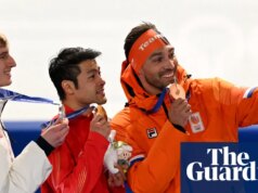 A oferta de Jordan Stolz por quatro medalhas de ouro na patinação de velocidade desmorona em 1.500 m enquanto Ning Zhongyan brilha