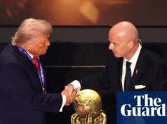 Infantino pede desculpas aos fãs britânicos e defende entrega do prêmio da paz a Trump