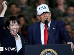 Trump apoia Takaichi do Japão antes de eleições antecipadas