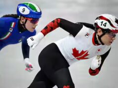 Médaille d’argent de Courtney Sarault em patinagem de vitesse: Rencontrez «Bruce» em missão