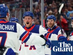 EUA e Canadá se encontrarão no jogo olímpico da medalha de ouro no hóquei no gelo masculino