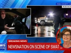 Tucson SWAT conduzindo ataque no caso Nancy Guthrie