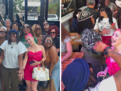 TMZ Brunch Bus: Paeka traz energia máxima para o dia das meninas como apresentadora celebridade