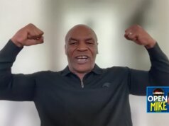 Mike Tyson diz que a luta com Floyd Mayweather ainda está acontecendo