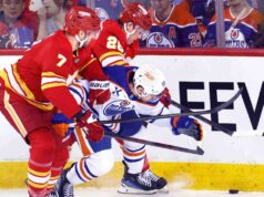 Flames vencem a série da temporada e dão aos Oilers a terceira derrota consecutiva