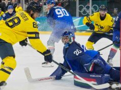 Suécia conquista primeira vitória no hóquei olímpico masculino sobre a Itália