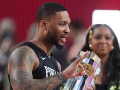 Damian Lillard conquista o terceiro título de competição de 3 pontos da NBA com recorde