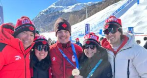 Um pódio compartilhado por três papas, não Mikaël Kingsbury