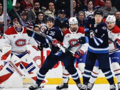 Gallagher marca três pontos na vitória dos Canadiens sobre os Jets