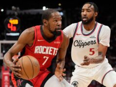 Durant tem 26 pontos na vitória do Rockets sobre o Clippers