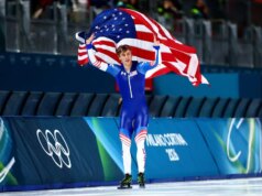 Americano Jordan Stolz busca ouro na patinação de terceira velocidade