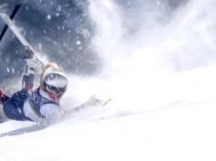 Lindsey Vonn hospitalizada em condição estável após acidente em declive