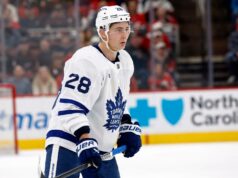 Stecher, do Maple Leafs, brilha em turnê de reunião: ‘Graças a Deus, Edmonton o deixou ir’