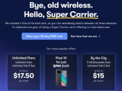 A promoção da semana do Tremendous Bowl da US Cell oferece cobertura multi-rede a preços mais baixos