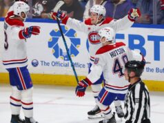 Cole Caufield marca duas vezes e leva Canadiens a vencer o Sabres