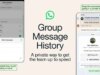O recurso mais recente do WhatsApp torna mais fácil para você atualizar novos membros do bate-papo em grupo