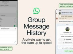 O recurso mais recente do WhatsApp torna mais fácil para você atualizar novos membros do bate-papo em grupo