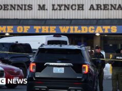 Suspeito de tiroteio em hóquei no gelo em Rhode Island matou ex-mulher e filho