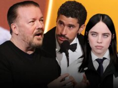 Ricky Gervais critica celebridades por fazerem discursos políticos no Grammy