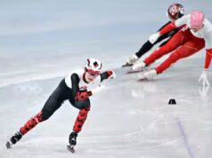 Patinagem de vitesse na pista de corte, qualificações aux 500 mètres: Boutin, Brunelle et Sarault dominante et passent aux quarts de finale une primary dans le dos