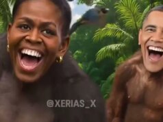 Presidente Trump compartilha vídeo racista de Michelle e Barack Obama como macacos