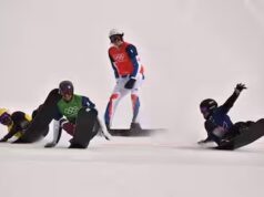 L’argent para Éliot Grondin em snowboard cross