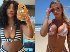 SZA x Tammy Hembrow Quem você prefere?! Biquíni Babes Em Listras Edição