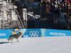 Jogos Olímpicos: um chien s’invite à la fête au fil d’arrivée d’une épreuve de ski de fond